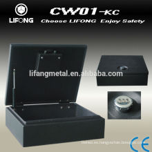 New design hidden in car safe box with top opening,digital codes car safe box